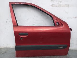 дверь передняя правая Citroen Xsara 1 поколение 1997, 2.0 л., бензин, maroon, хетчбэк 5 дв.