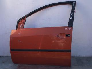 дверь передняя левая Ford Fiesta 5 поколение 2004, darkorange, хетчбэк 5 дв.