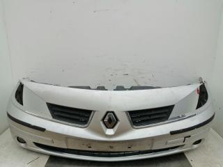 бампер передний Renault Laguna 2 поколение [рестайлинг] 2005, 2.0 л., бензин, 5МКПП, серебро, хетчбэк 5 дв.