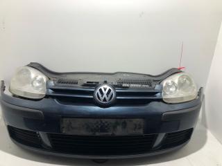 передняя часть (ноускат) в сборе Volkswagen Golf 5 поколение 2005, 1.6 л., FSI, BLP, бензин, 6МКПП, синий, хетчбэк 5 дв.