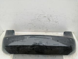 бампер задний Skoda Fabia 2 поколение [рестайлинг] 2010, хетчбэк 5 дв.