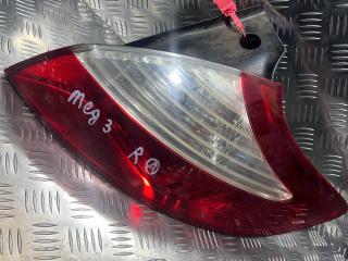 фонарь задний правый Renault Megane 3 поколение 2010, 1.5 л., дизель, МКПП, хетчбэк 5 дв.