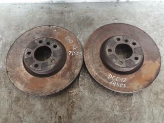 диск тормозной передний BMW X5 E70 2008, 3.0 л., M57 D30 (306D3), дизель, АКПП, черный, внедорожник 5 дв.