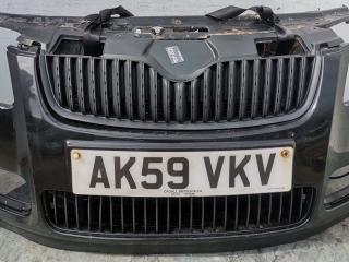передняя часть (ноускат) в сборе Skoda Roomster 1 поколение 2009, 1.4 л., BNM, дизель, 5МКПП, минивэн