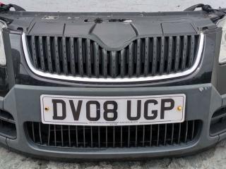 передняя часть (ноускат) в сборе Skoda Roomster 1 поколение 2009, 1.9 л., BSW, дизель, 5МКПП, фургон
