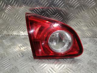фонарь крышки багажника левый Nissan Qashqai 1 поколение 2008, 2.0 л., бензин, 5МКПП, внедорожник 5 дв.