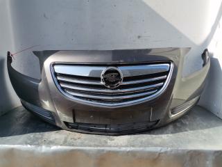 бампер передний Opel Insignia 1 поколение (A) 2010, 1.8 л., бензин, темно серый, хетчбэк 5 дв.