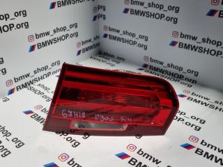 фонарь крышки багажника правый BMW 3 серия F30/F31/F34 2013, 2.0 л., дизель, МКПП, белый альпин вайс 300, седан, правый руль, 63217371112