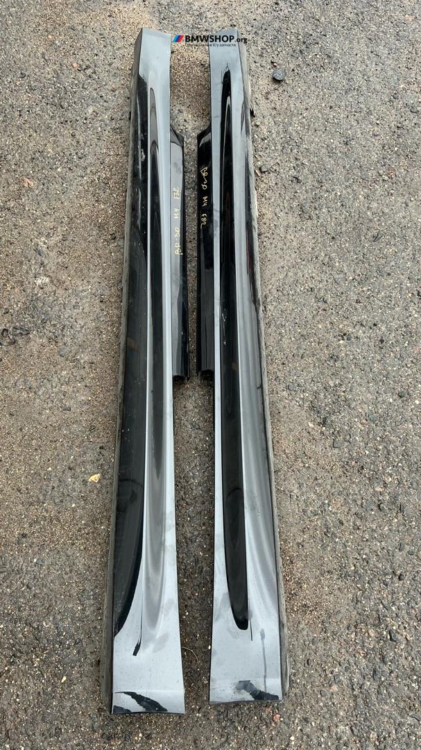 накладка на порог BMW M4 F82/F83 F82 2016, 3.0 л., S55 B30 A, бензин, робот, купе, правый руль, 51778059628, 51778059627 - фото №1