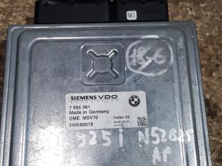 блок управления двигателем BMW 5 серия E60/E61 2006, 2.5 л., N52 B25 A, бензин, АКПП, седан, 12147555361