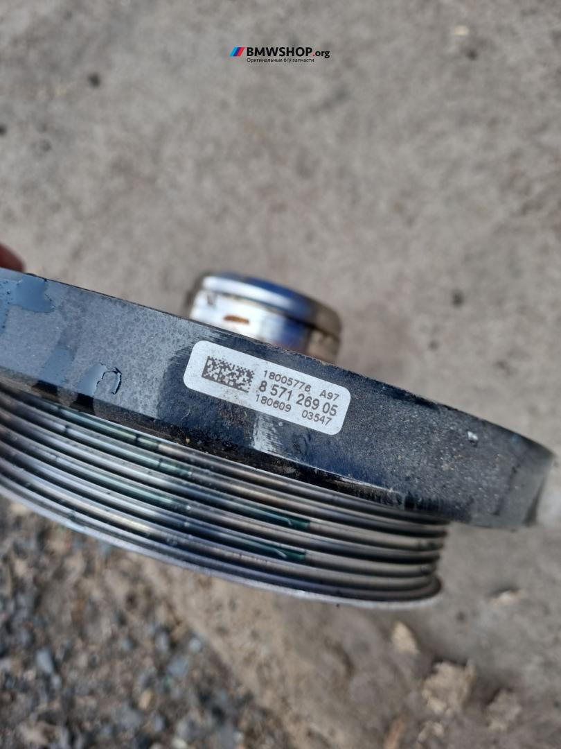 шкив коленвала BMW X4 G02 2018, 3.0 л., B57 D30 B, дизель, АКПП, sonnenstein metallic (c1n), полный привод, правый руль, 8571269 - фото №1