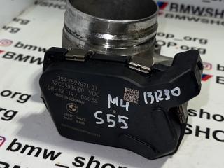 заслонка дроссельная BMW M4 F82/F83 F82 2016, 3.0 л., S55 B30 A, бензин, робот, купе, правый руль, 13547597871