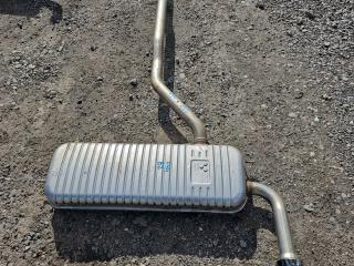 глушитель BMW 2 серия G42 F44 2021, 1.5 л., бензин, передний привод, правый руль, 8690794