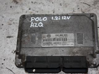 блок управления двигателем Volkswagen Polo 4 поколение 2003, 1.2 л., бензин, 03E906033
