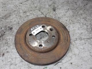 диск тормозной передний Toyota Aygo 1 поколение [рестайлинг] 2008, 1.0 л., бензин, робот