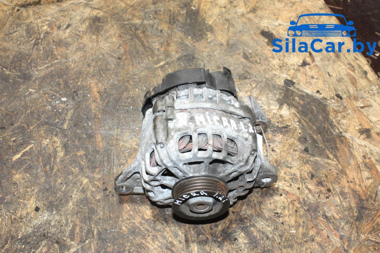 генератор Nissan Micra 3 поколение (K12) 2007, 1.2 л., бензин, 23100AX62A - фото №1