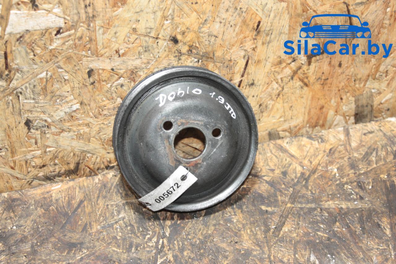 шкив насоса гидроусилителя Fiat Doblo 1 поколение 2005, 1.9 л., JTD, дизель - фото №1