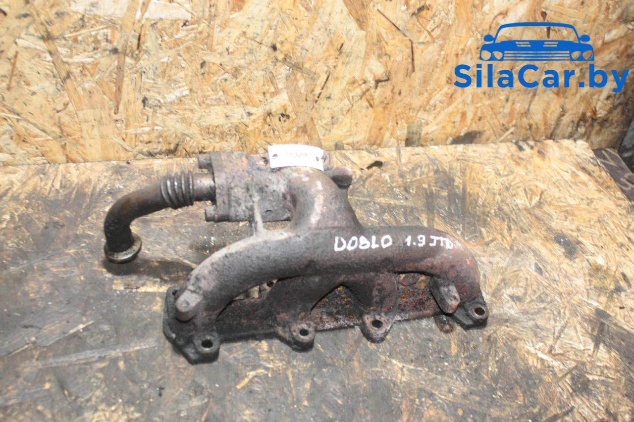 коллектор выпускной Fiat Doblo 1 поколение 2005, 1.9 л., JTD, дизель - фото №1