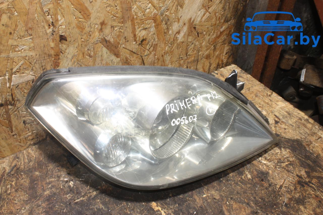 фара правая Nissan Primera P12 (2001 - 2008), 26010AU800 - фото №1