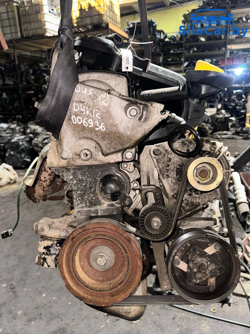 двигатель Renault Modus 1 поколение 2006, 1.2 л., бензин, МКПП, D4K12 - фото №1