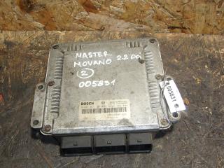 блок управления двигателем Renault Master 2 поколение 2002, 2.2 л., дизель, 0281011106