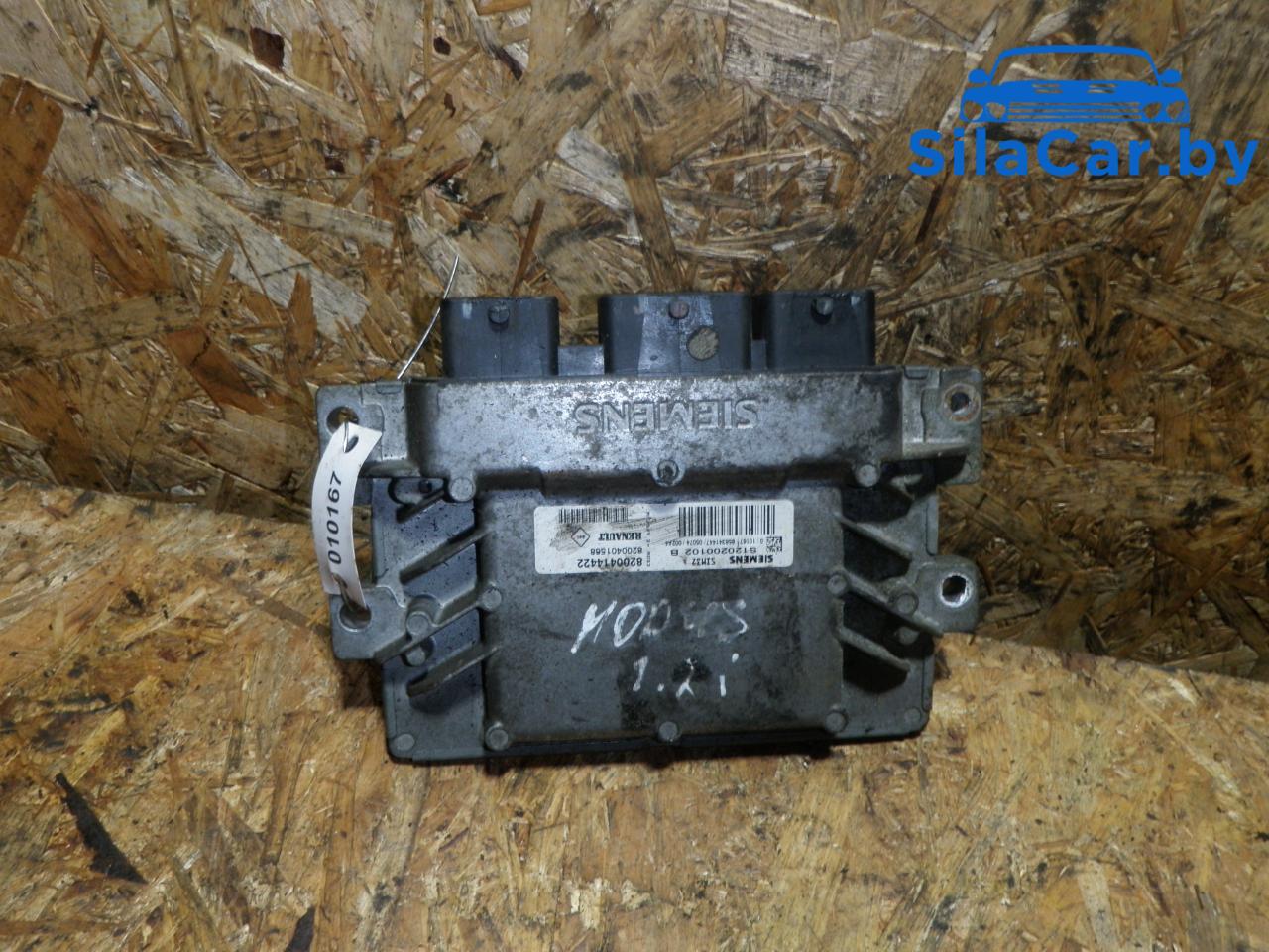 блок управления двигателем Renault Modus 1 поколение 2006, 1.2 л., бензин, МКПП, 8200414422 - фото №1