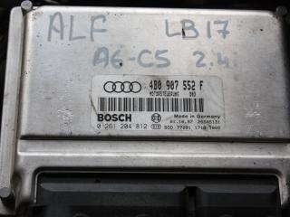 блок управления двигателем Audi A6 4B/C5 2000, 2.4 л., ALF, бензин, 4BO907552F