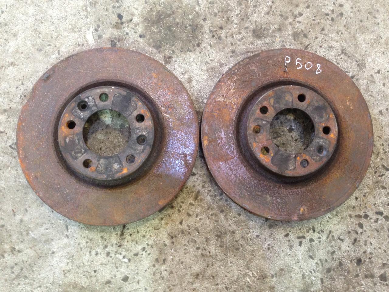 диски тормозные (комплект) Peugeot 508 1 поколение 2011, 1.6 л., дизель - фото №1