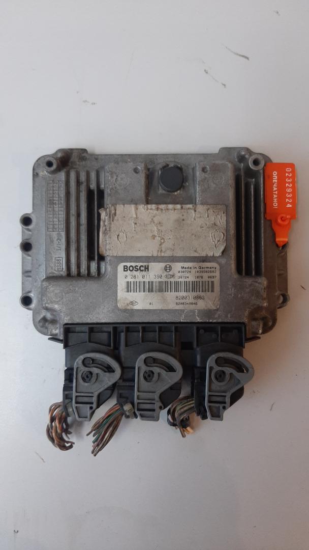 блок управления двигателем Renault Scenic 2 поколение 2004, 1.9 л., дизель, 8200310863 - фото №1