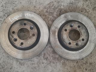 диски тормозные (комплект) Renault Logan 1 поколение 2006, 1.5 л., дизель