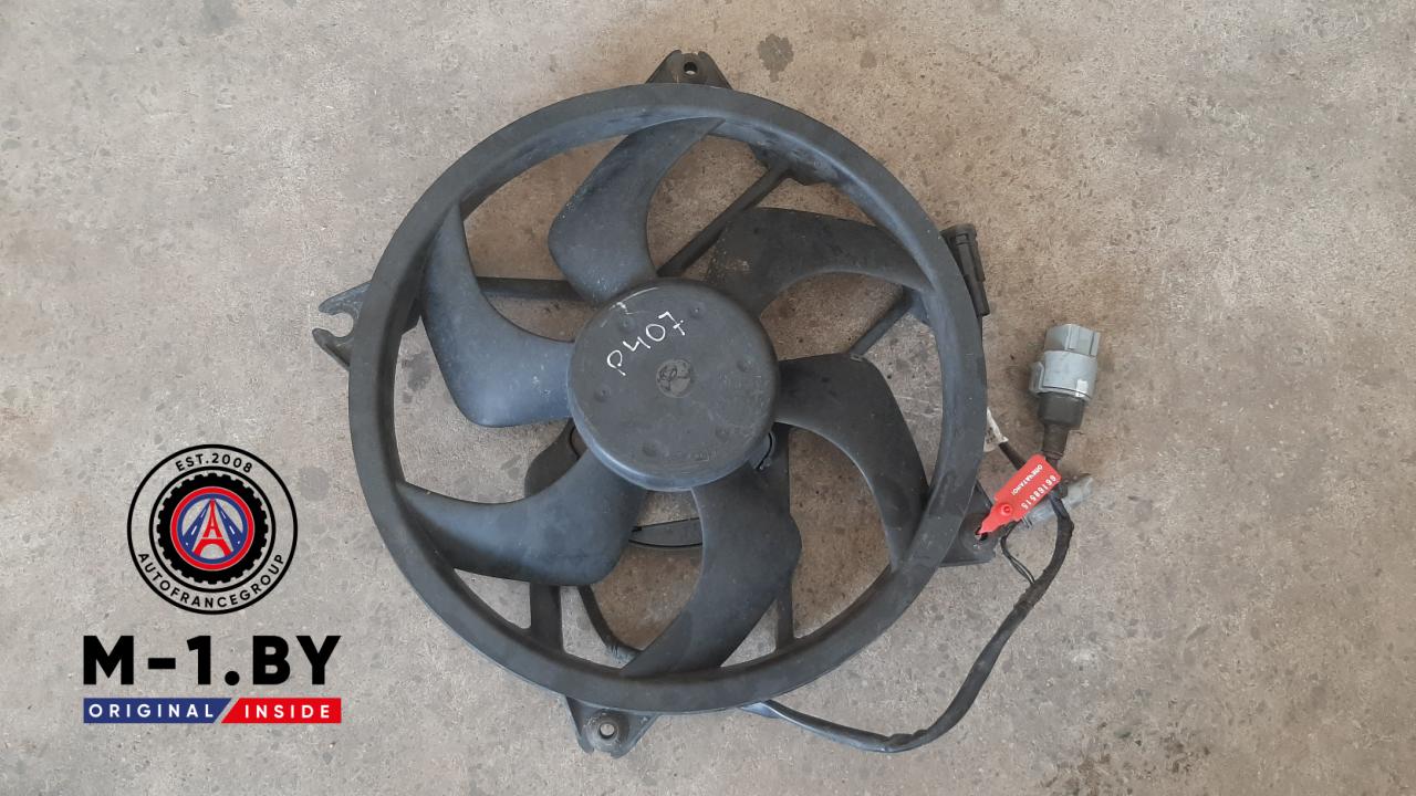 вентилятор радиатора Peugeot 407 1 поколение 2005 - фото №1