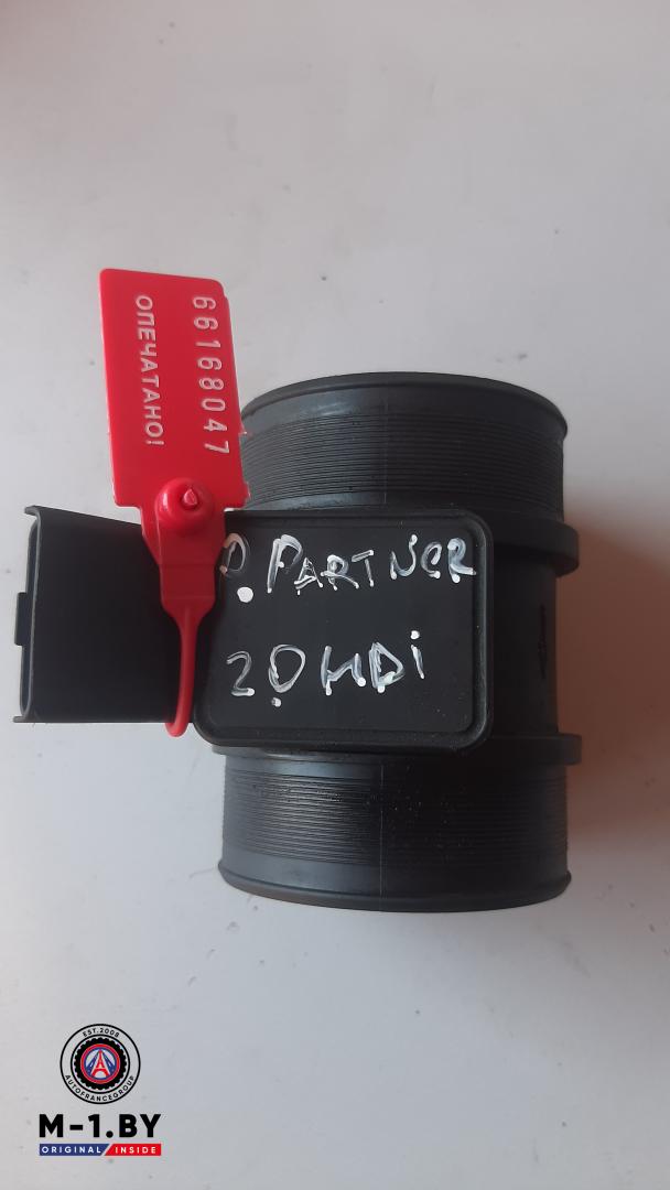 расходомер воздуха Peugeot Partner 1 поколение (M49) 2001, 2.0 л., дизель, 5WK9623, 9628336380 - фото №1
