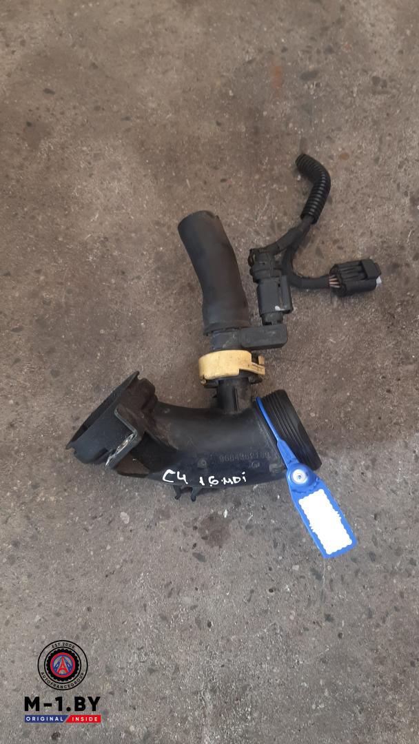 патрубок интеркулера Citroen C4 2 поколение 2011, 1.6 л., дизель, 9684362180 - фото №1