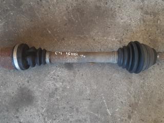 полуось передняя левая (приводной вал, ШРУС) Citroen C4 2 поколение 2011, 1.6 л., дизель, МКПП