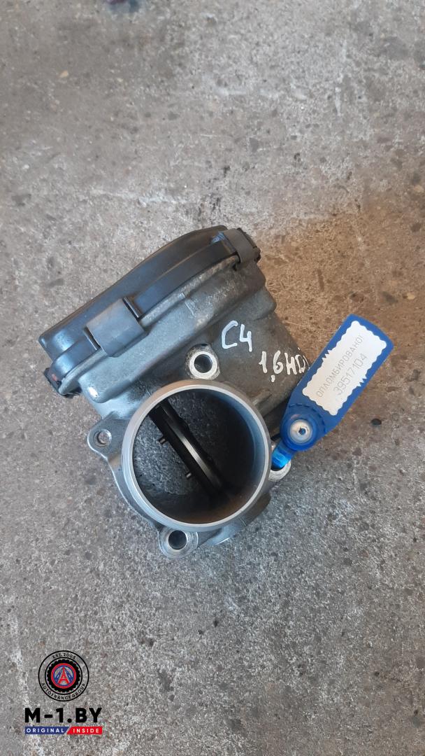 заслонка дроссельная Citroen C4 2 поколение 2011, 1.6 л., дизель, МКПП, 9673534480 - фото №1