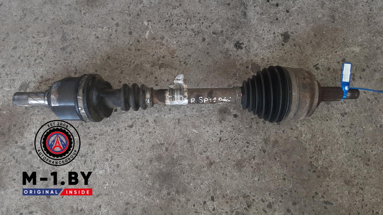 полуось передняя левая (приводной вал, ШРУС) Renault Espace 4 поколение 2006, 2.0 л., дизель, 6МКПП, 8200500684 - фото №1