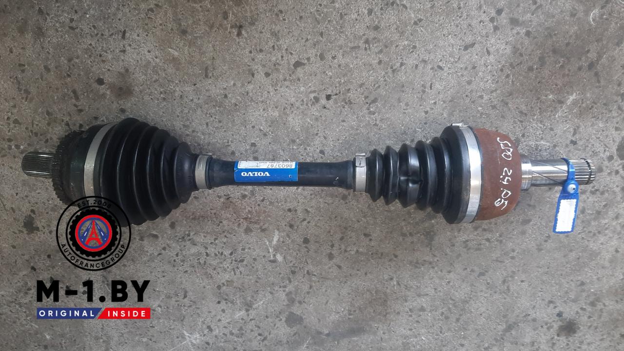полуось (приводной вал, ШРУС) Volvo S80 1 поколение 2003, 2.4 л., дизель, МКПП, 6803787 - фото №1