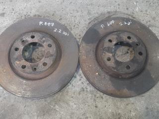 диски тормозные (комплект) Peugeot 607 1 поколение (2000 - 2004), 2.2 л., дизель