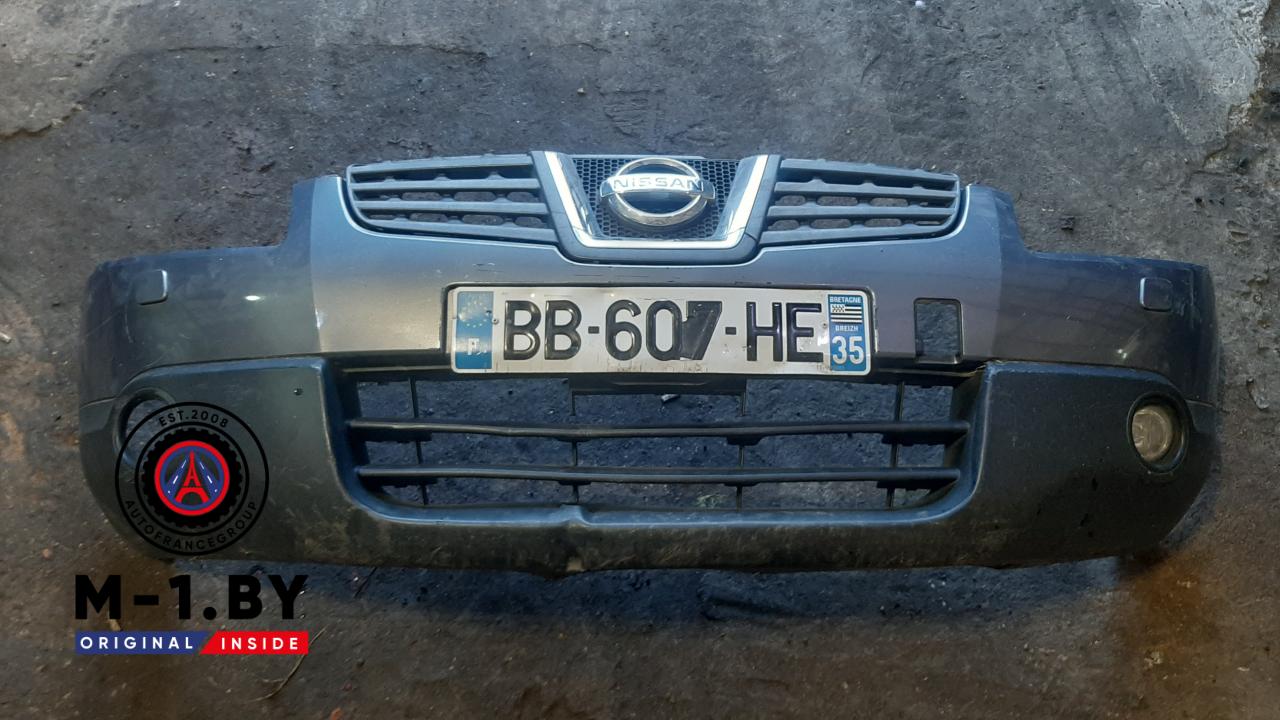бампер передний Nissan Qashqai 1 поколение 2008 - фото №1