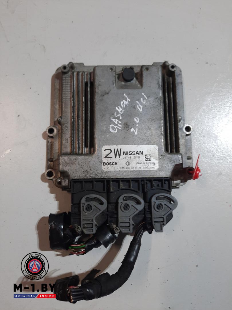 блок управления двигателем Nissan Qashqai 1 поколение (2006 - 2010), 23710JD78B - фото №1