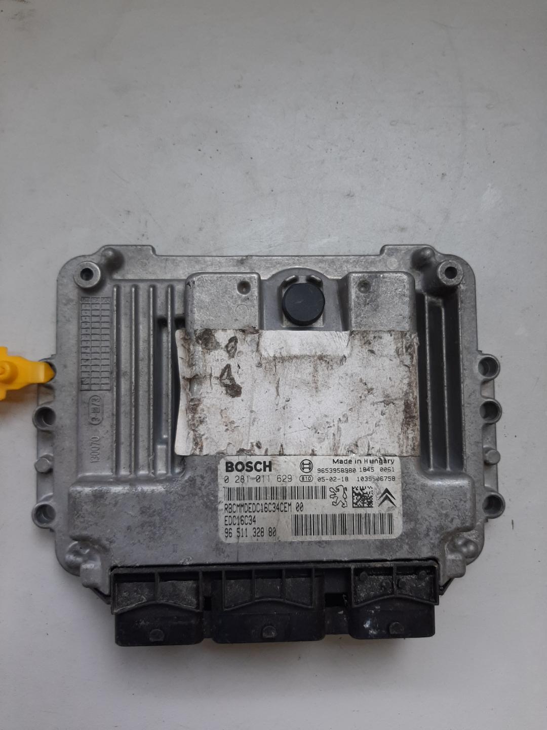 блок управления двигателем Peugeot 307 1 поколение 2003, 2.0 л., дизель, хетчбэк 5 дв., 9651132880 - фото №1