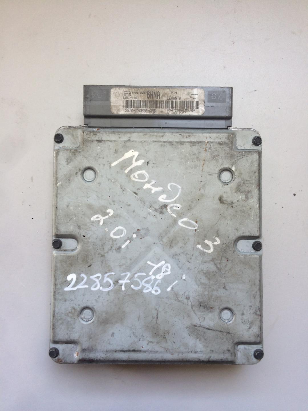 блок управления двигателем Ford Mondeo 3 поколение 2003, 2.0 л., бензин, универсал, 2S7A-12A650AFB - фото №1