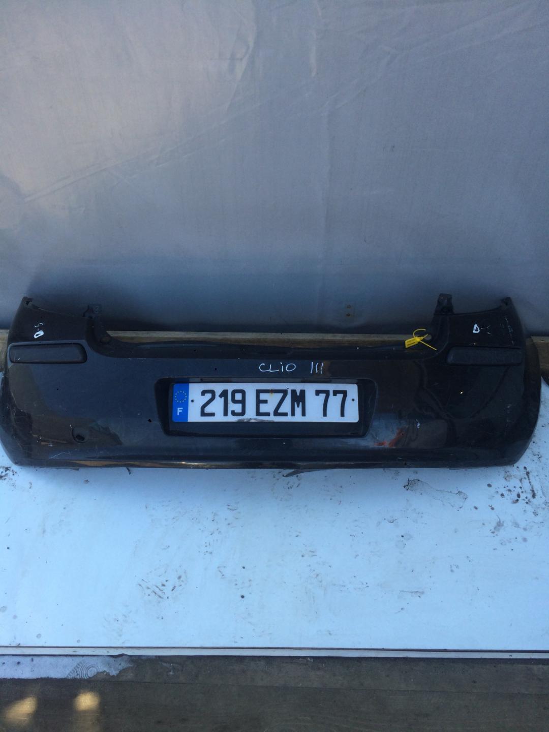 бампер задний Renault Clio 3 поколение 2008, 1.5 л., дизель, хетчбэк 5 дв. - фото №1