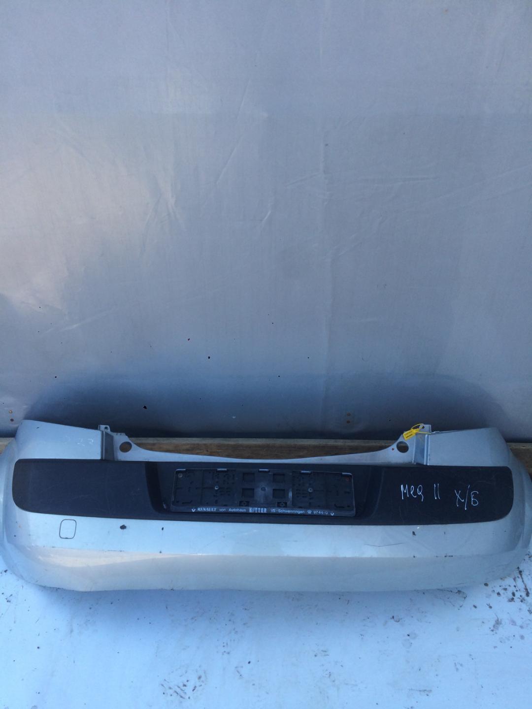бампер задний Renault Megane 2 поколение 2005, 1.9 л., дизель, хетчбэк 5 дв. - фото №1