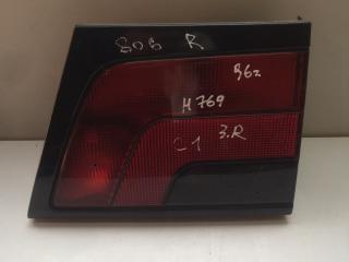 фонарь крышки багажника правый Peugeot 806 1 поколение 1996, 1.8 л., бензин, минивэн