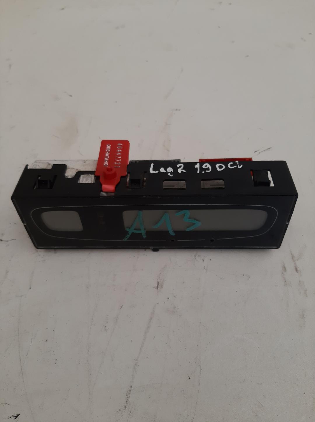 дисплей Renault Laguna 2 поколение 2001, 1.9 л., дизель, хетчбэк 5 дв. - фото №1