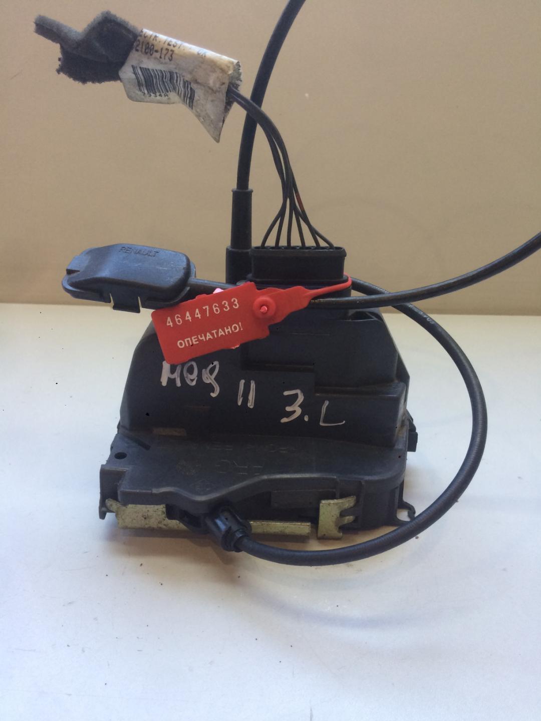 замок двери задней левой Renault Megane 2 поколение 2003, 1.4 л., бензин, хетчбэк 5 дв. - фото №1