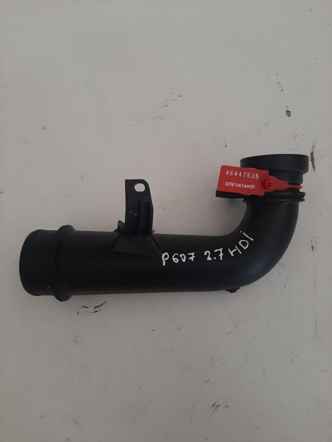 патрубок интеркулера Peugeot 607 1 поколение 2004, 2.7 л., дизель, седан, 9651937080 - фото №1