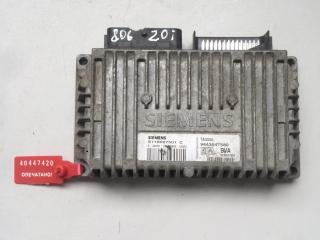 блок управления двигателем Peugeot 806 1 поколение [рестайлинг] 1999, 2.0 л., бензин, минивэн, 9643047580