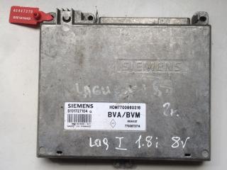 блок управления двигателем Renault Laguna 1 поколение 1996, 1.8 л., бензин, хетчбэк 5 дв., 7700873714